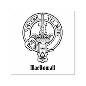 Clan MacDowall Wappen Permastempel (Design)