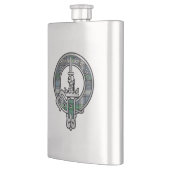 Clan MacDowall Wappen & Tartan Flask Flachmann (Links)