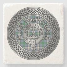 Clan MacDowall Wappen & Tartan Knot