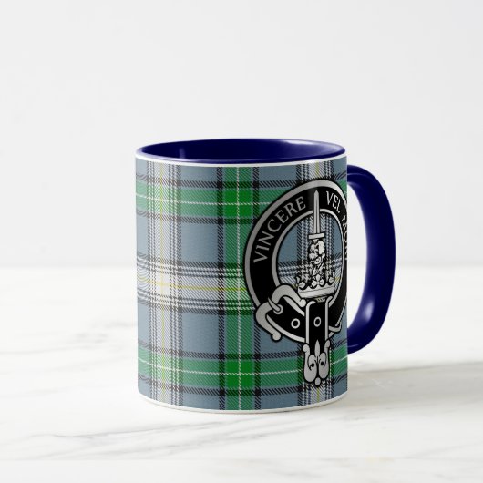 Clan MacDowall Wappen & Tartan Tasse (VorderseiteRechts)