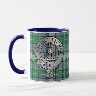 Clan MacDowall Wappen & Tartan Tasse