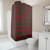 Clan MacDuff Green Black Red Tartan Duschvorhang (Beispiel)