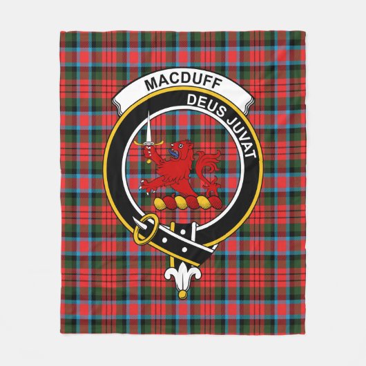 Clan MacDuff Jagd Ancient Tartan Kariert Fleecedecke (Vorderseite)