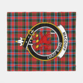 Clan MacDuff Jagd Ancient Tartan Kariert Fleecedecke (Vorderseite (Horizontal))