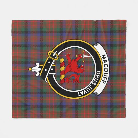 Clan MacDuff Jagd Modern Tartan Kariert Fleecedecke (Vorderseite (Horizontal))