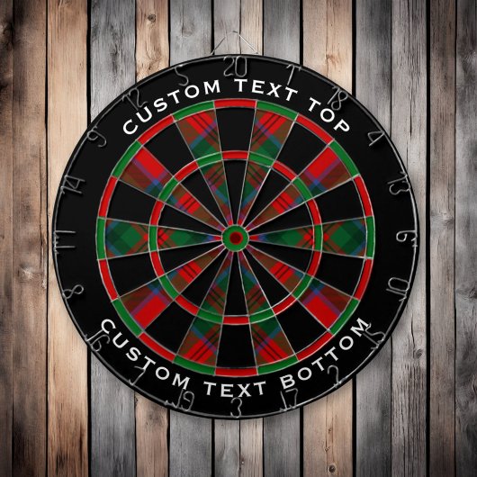 Clan MacDuff Tartan Dartscheibe