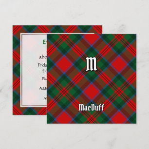 Clan MacDuff Tartan Einladung
