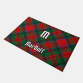 Clan MacDuff Tartan Fußmatte (Schrägansicht)