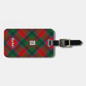 Clan MacDuff Tartan Gepäckanhänger (Vorderseite horizontal)