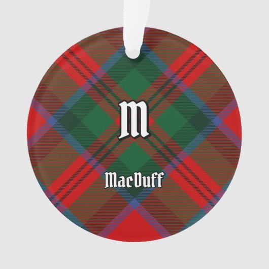 Clan MacDuff Tartan Ornament (Vorderseite)