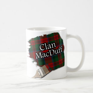Clan MacDuff Tartan Paint Brush Cup Tasse