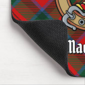 Clan MacDuff Wappen über Tartan Mouse Pad Mousepad (Ecke)