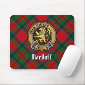 Clan MacDuff Wappen über Tartan Mouse Pad Mousepad (Mit Mouse)