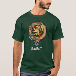 Clan MacDuff Wappen über Tartan T-Shirt