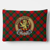 Clan MacDuff-Wappen über Tartan Zubehörtasche (Vorderseite)