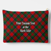 Clan MacDuff-Wappen über Tartan Zubehörtasche (Rückseite)
