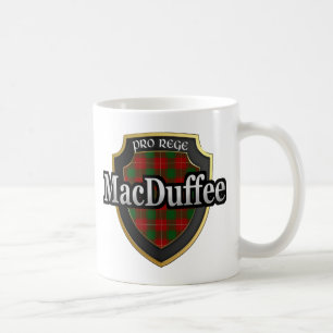 Clan MacDuffee Scottish Dynsty Tartan Tasse Cups