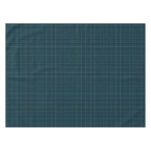 Clan MacEwan Royal Blue und Green Scottish Tartan Tischdecke (Vorderseite (Horizontal))