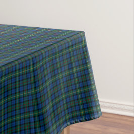 Clan MacEwan Royal Blue und Green Scottish Tartan Tischdecke