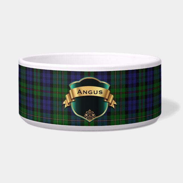 Clan MacEwen Custom Tartan Kariert Pet Bowl Napf (Vorderseite)