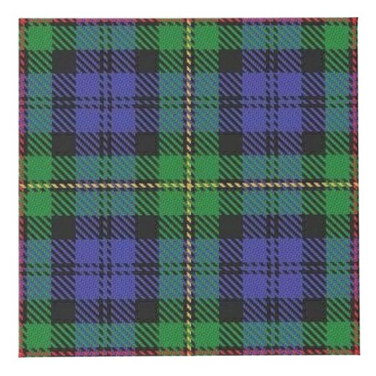 Clan MacEwen Tartan House Blessing Würfel (Rechts)