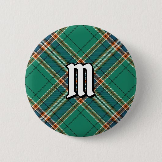 Clan MacFarlane Ancient Hunting Tartan Button (Vorderseite)