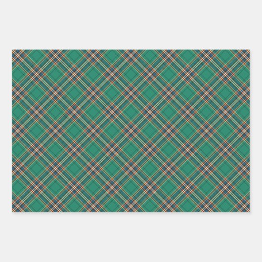Clan MacFarlane Ancient Hunting Tartan Geschenkpapier Set (Vorderseite 3)