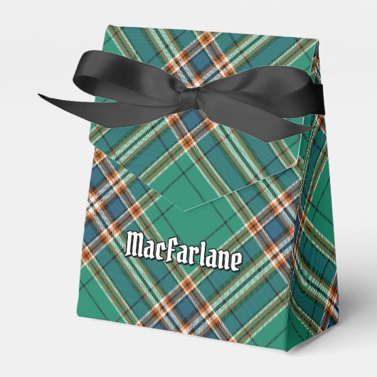 Clan MacFarlane Ancient Hunting Tartan Geschenkschachtel (Vorderseite)
