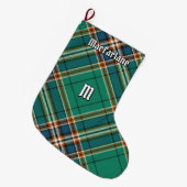 Clan MacFarlane Ancient Hunting Tartan Großer Weihnachtsstrumpf (Vorderansicht (hängend))