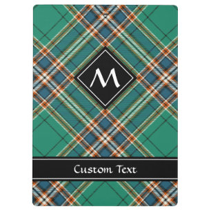 Clan MacFarlane Ancient Hunting Tartan Klemmbrett