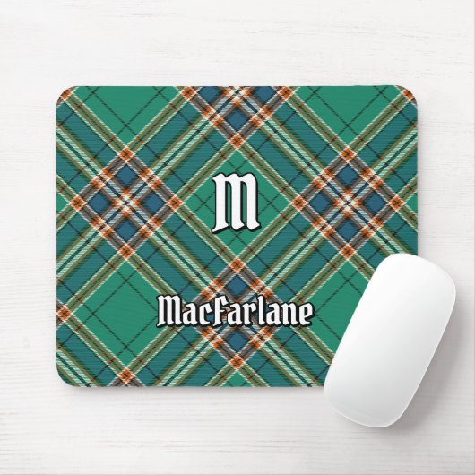 Clan MacFarlane Ancient Hunting Tartan Mousepad (Mit Mouse)