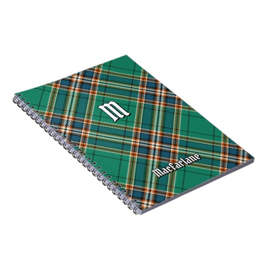 Clan MacFarlane Ancient Hunting Tartan Notizblock (Rechte Seite)
