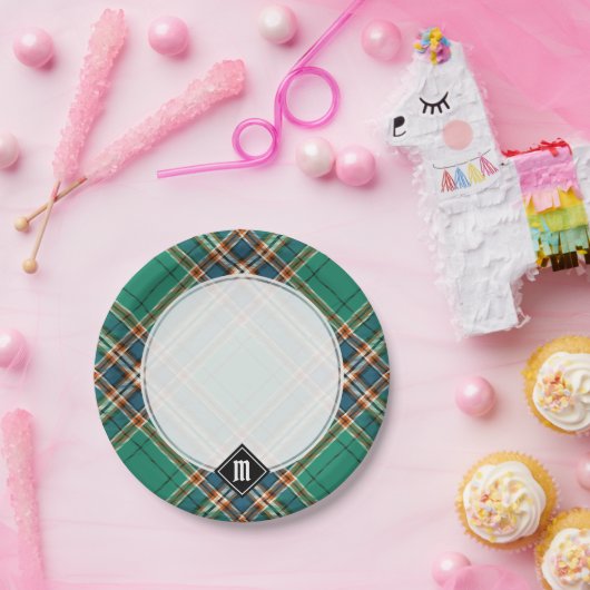 Clan MacFarlane Ancient Hunting Tartan Pappteller (Party)