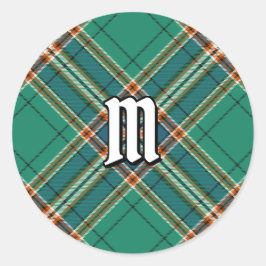 Clan MacFarlane Ancient Hunting Tartan Runder Aufkleber