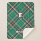 Clan MacFarlane Ancient Hunting Tartan Sherpadecke (Vorderseite)