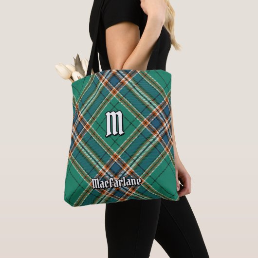 Clan MacFarlane Ancient Hunting Tartan Tasche (Von Nahem)
