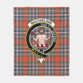 Clan MacFarlane Ancient Tartan Kariert Fleecedecke (Vorderseite)