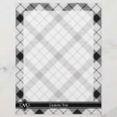Clan MacFarlane Black and White Tartan Flyer (Vorne)
