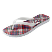 Clan MacFarlane Dress Tartan Badesandalen (Schrägansicht)