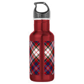 Clan MacFarlane Dress Tartan Edelstahlflasche (Rückseite)