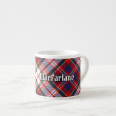 Clan MacFarlane Dress Tartan Espressotasse (Vorderseite Rechts)