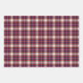 Clan MacFarlane Dress Tartan Geschenkpapier Set (Vorderseite)