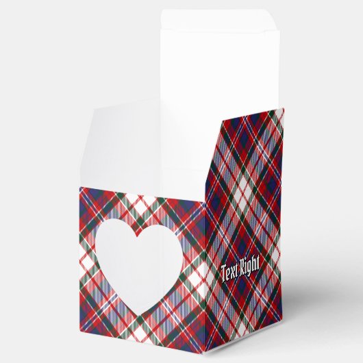 Clan MacFarlane Dress Tartan Geschenkschachtel (Geöffnet)