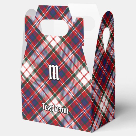 Clan MacFarlane Dress Tartan Geschenkschachtel (Geöffnet)