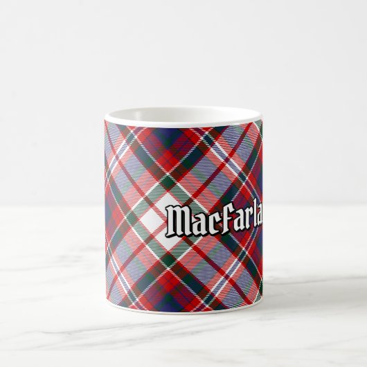 Clan MacFarlane Dress Tartan Kaffeetasse (Mittel)