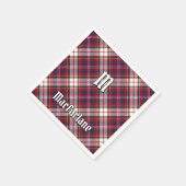 Clan MacFarlane Dress Tartan Serviette (Ecke)