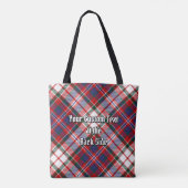 Clan MacFarlane Dress Tartan Tasche (Rückseite)