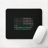 Clan Macfarlane Hunting Scottish Tartan Us Flag Sc Mousepad (Mit Mouse)