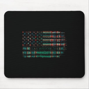Clan Macfarlane Hunting Scottish Tartan Us Flag Sc Mousepad