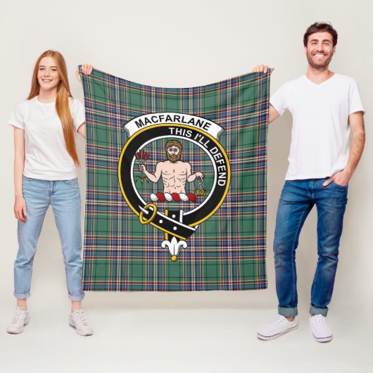 Clan MacFarlane Jagd Modern Tartan Kariert Fleecedecke (Beispiel)